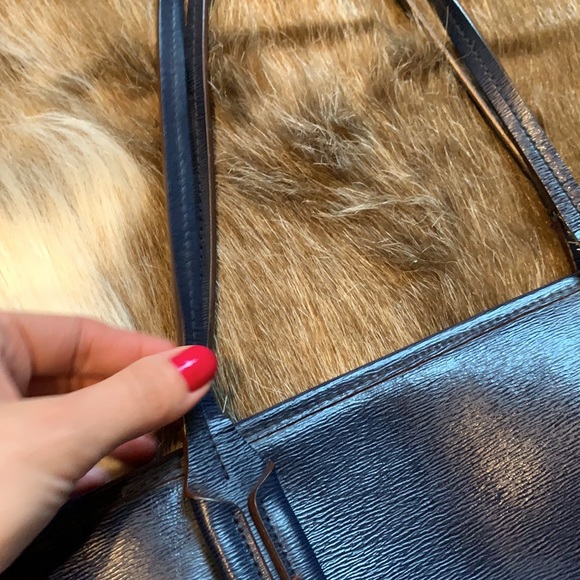 RLL Ralph Lauren navy purse tote - Picture 6 of 14